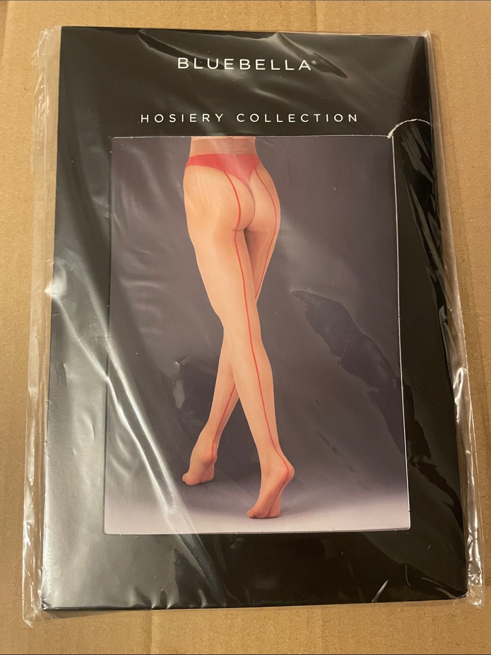 Bluebella Sheer Back-Seam Hosiery - Red